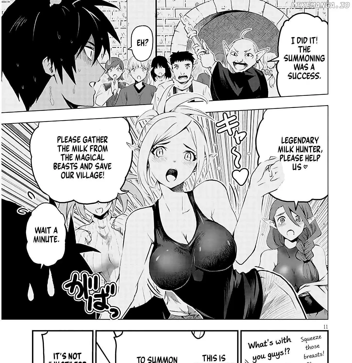Milk-shibori Hunter no Isekai Sakunyuuki -Nouka no Saenai Otoko ga Arayuru Shuzoku no Chiku-B o Moteasobi-toriko ni Suru- — Chapter 1.1 — Page 21