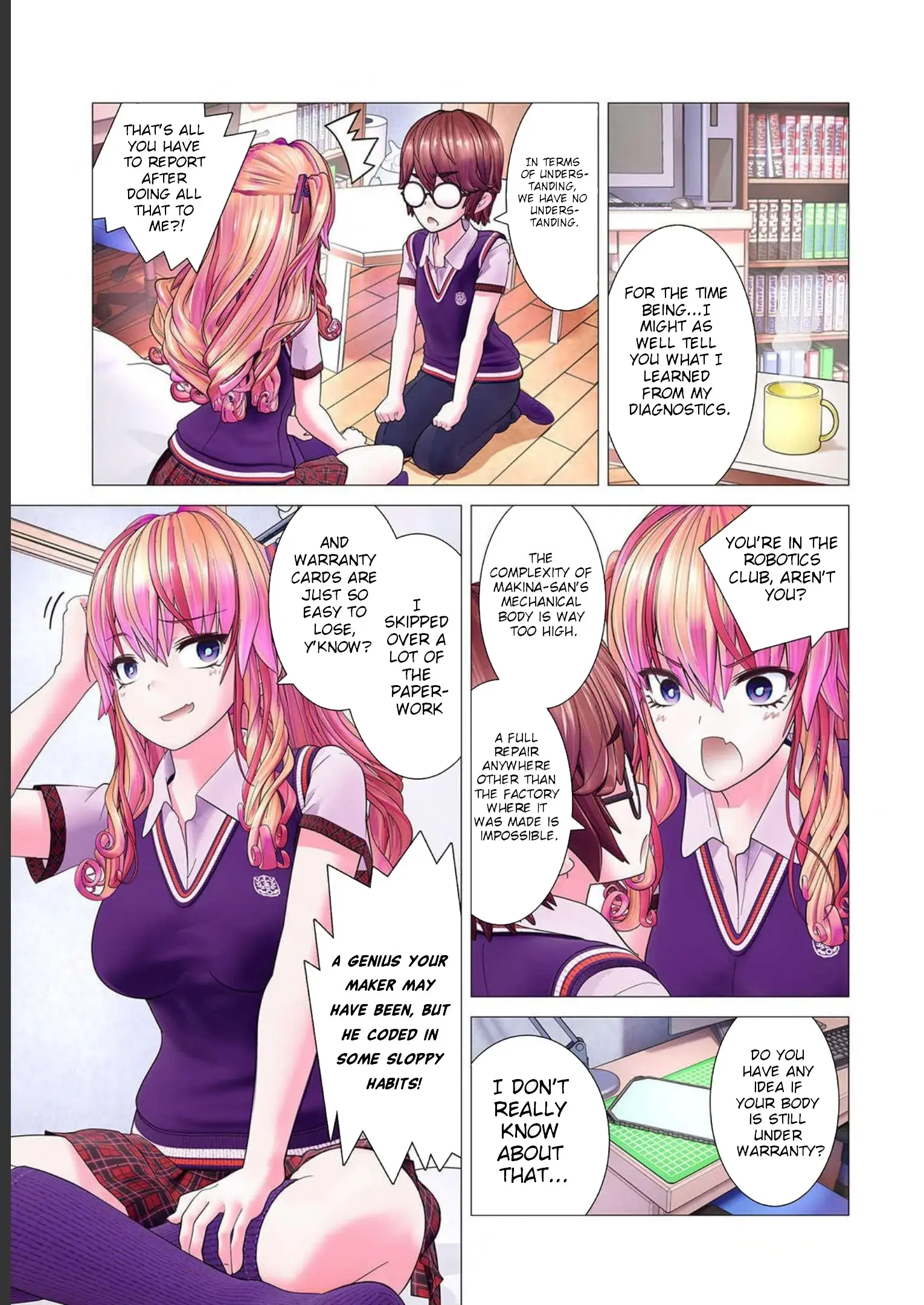 Makina-san's a Love Bot?! — Chapter 5 — Page 13