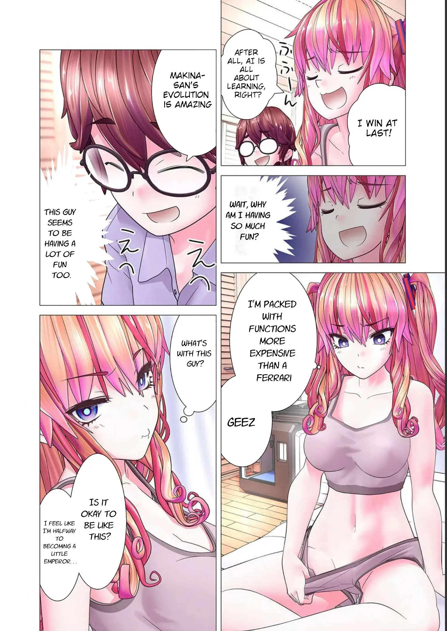 Makina-san's a Love Bot?! — Chapter 5.5 — Page 17