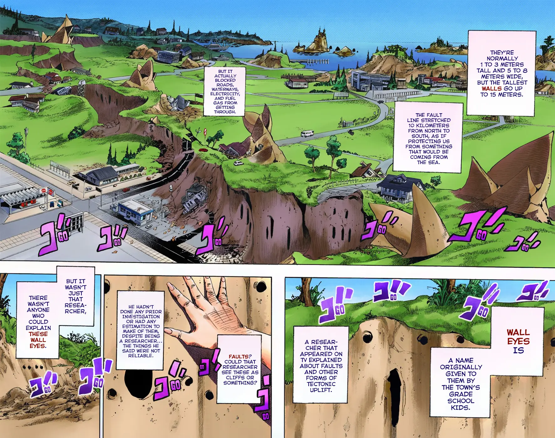 JoJo's Bizarre Adventure, Part 8: JoJolion Colored Manga — Chapter 1 — Page 14