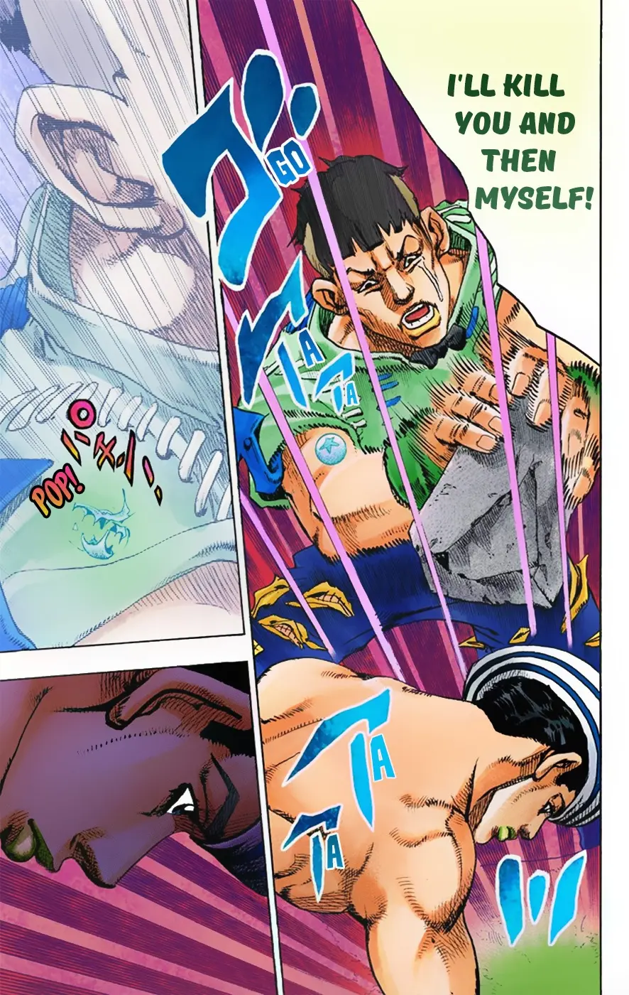 JoJo's Bizarre Adventure, Part 8: JoJolion Colored Manga — Chapter 1 — Page 34