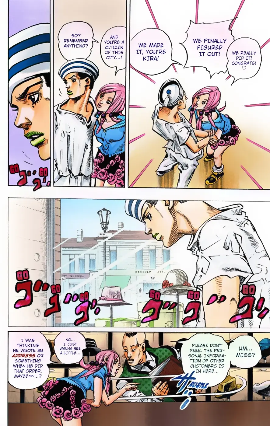 JoJo's Bizarre Adventure, Part 8: JoJolion Colored Manga — Chapter 2 — Page 36