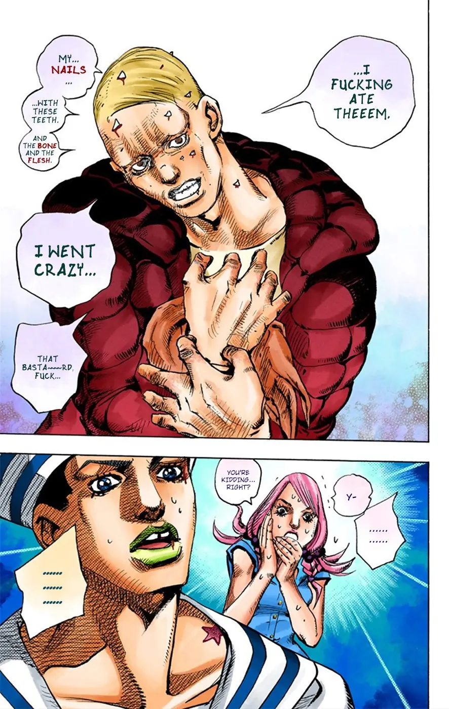 JoJo's Bizarre Adventure, Part 8: JoJolion Colored Manga — Chapter 6 — Page 33