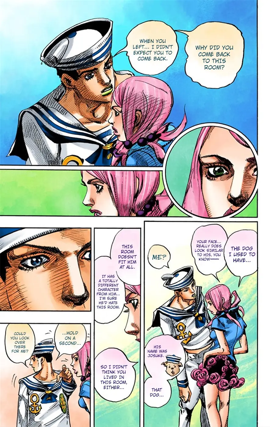 JoJo's Bizarre Adventure, Part 8: JoJolion Colored Manga — Chapter 6 — Page 37