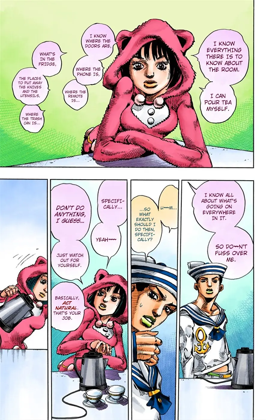 JoJo's Bizarre Adventure, Part 8: JoJolion Colored Manga — Chapter 7 — Page 39