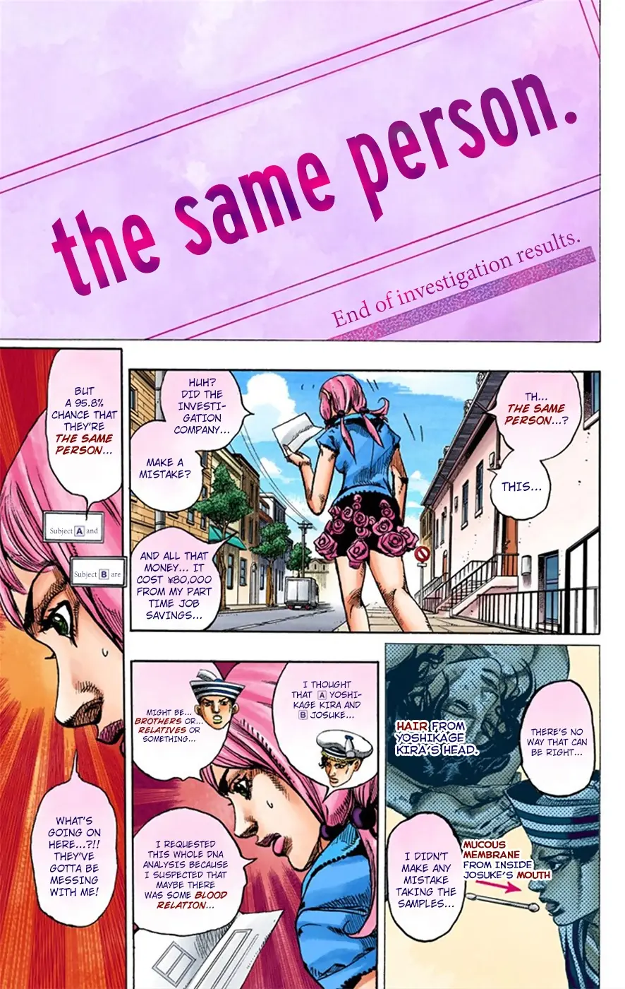 JoJo's Bizarre Adventure, Part 8: JoJolion Colored Manga — Chapter 8 — Page 34