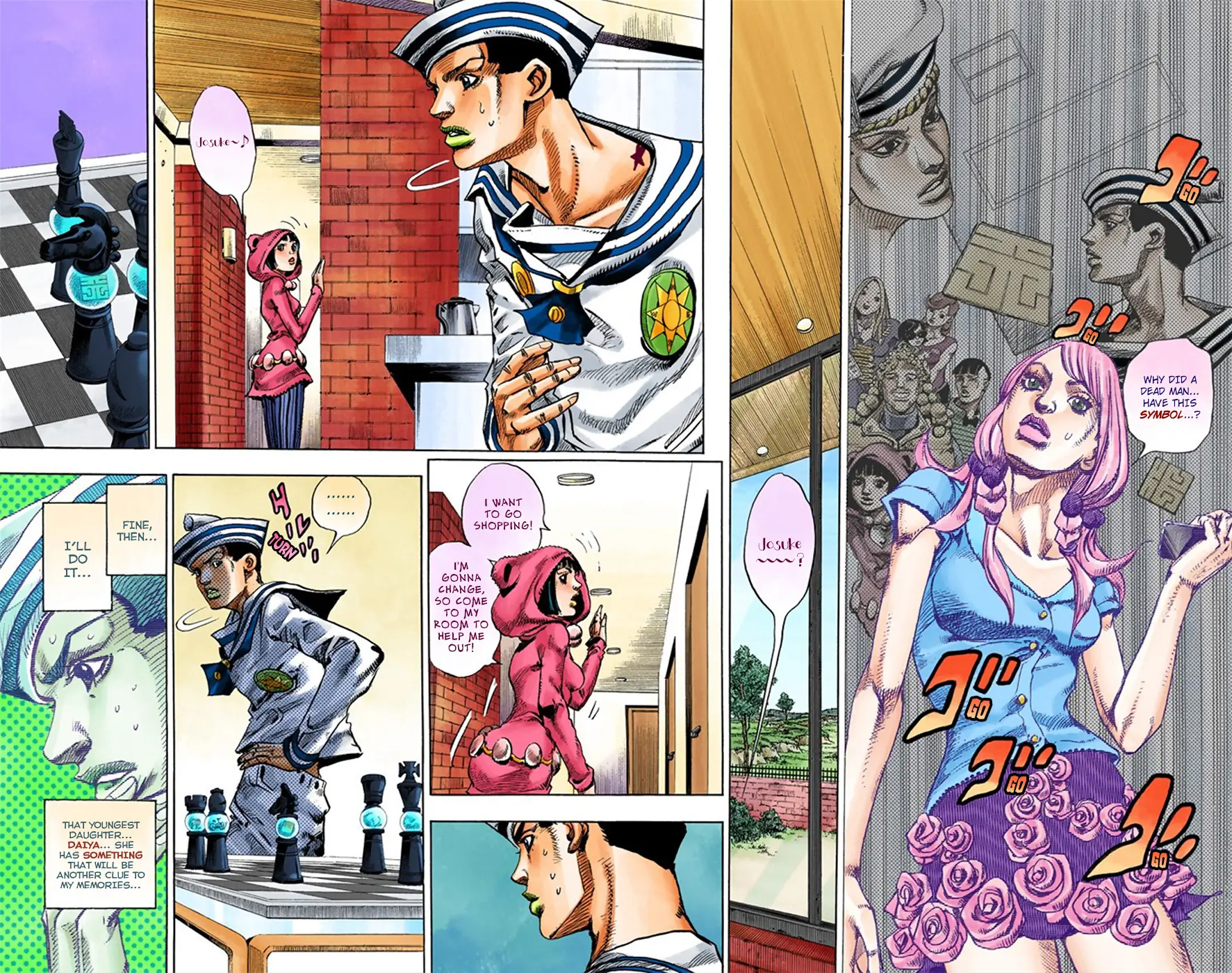 JoJo's Bizarre Adventure, Part 8: JoJolion Colored Manga — Chapter 8 — Page 37