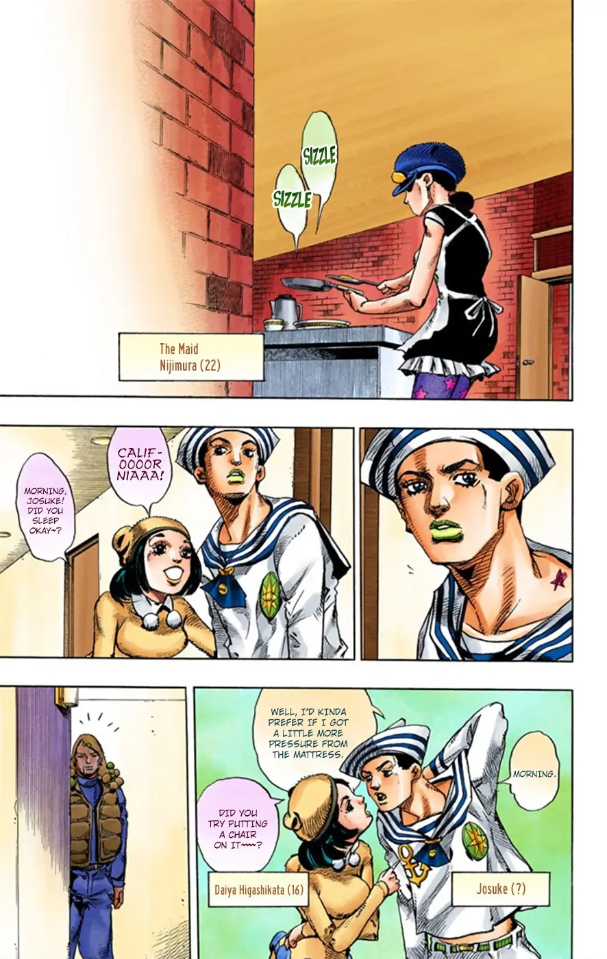 JoJo's Bizarre Adventure, Part 8: JoJolion Colored Manga — Chapter 11 — Page 6