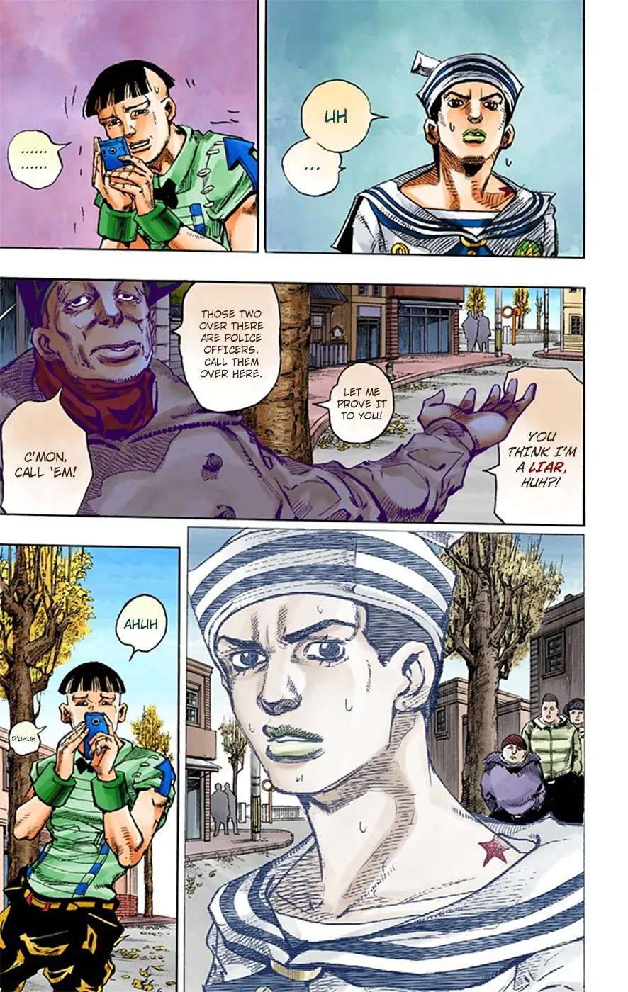 JoJo's Bizarre Adventure, Part 8: JoJolion Colored Manga — Chapter 19 — Page 12