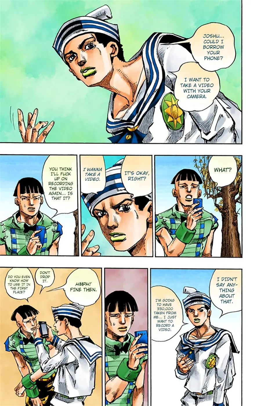 JoJo's Bizarre Adventure, Part 8: JoJolion Colored Manga — Chapter 19 — Page 22