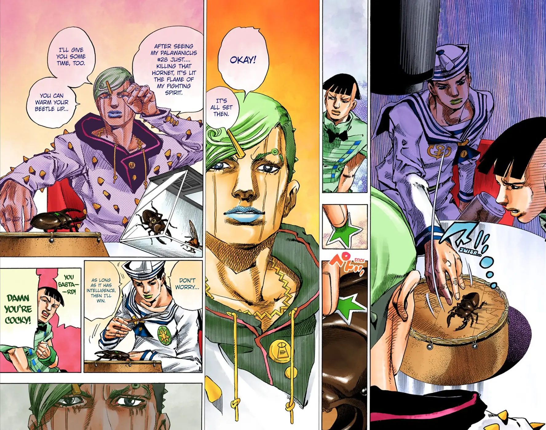 JoJo's Bizarre Adventure, Part 8: JoJolion Colored Manga — Chapter 35 — Page 14