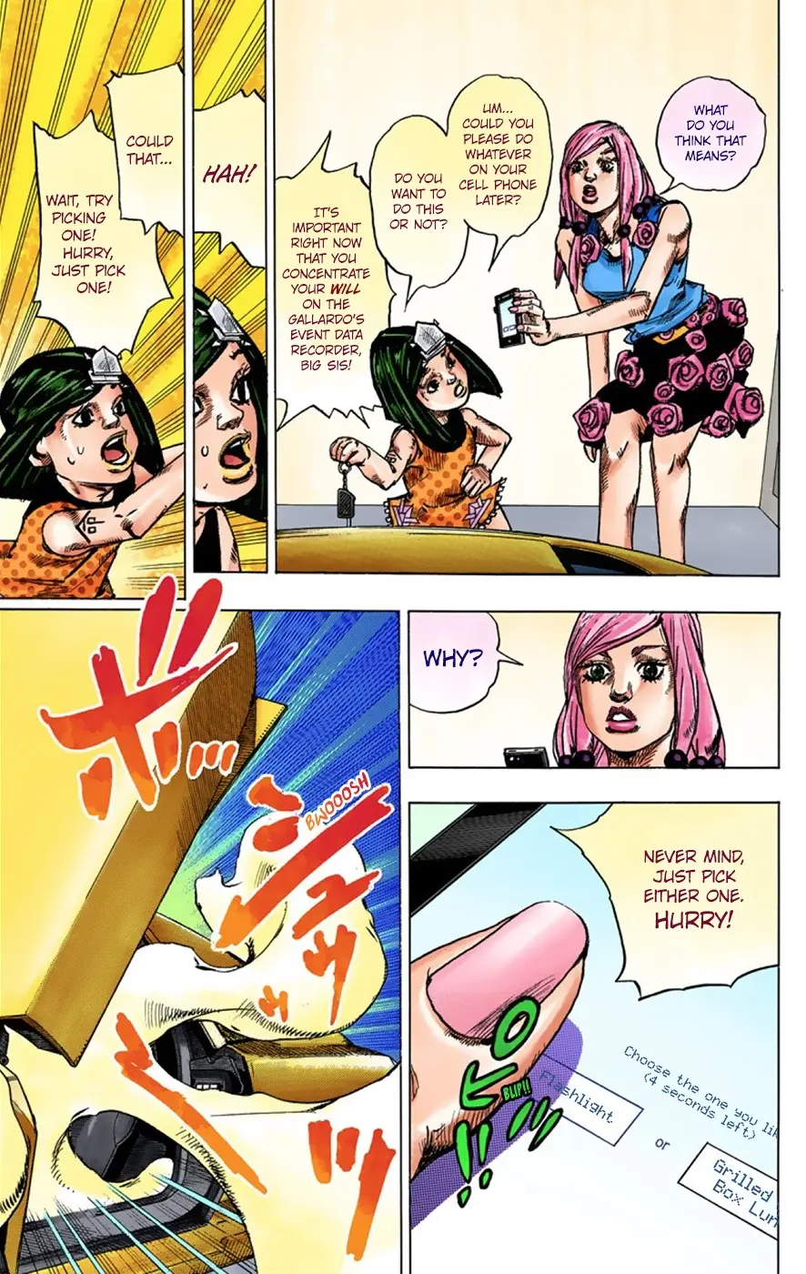 JoJo's Bizarre Adventure, Part 8: JoJolion Colored Manga — Chapter 38 — Page 8