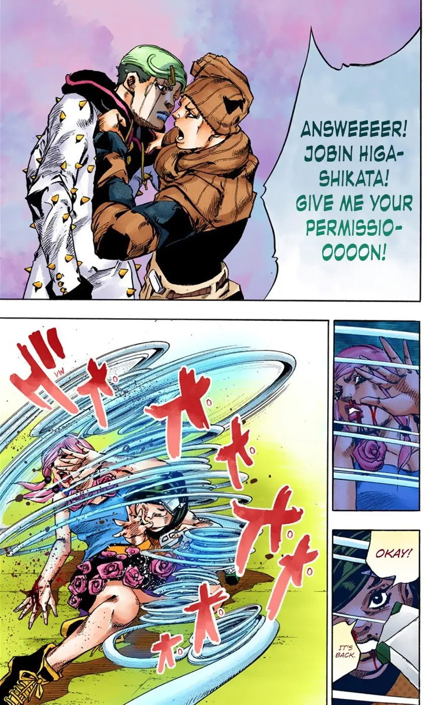 JoJo's Bizarre Adventure, Part 8: JoJolion Colored Manga — Chapter 42 — Page 34