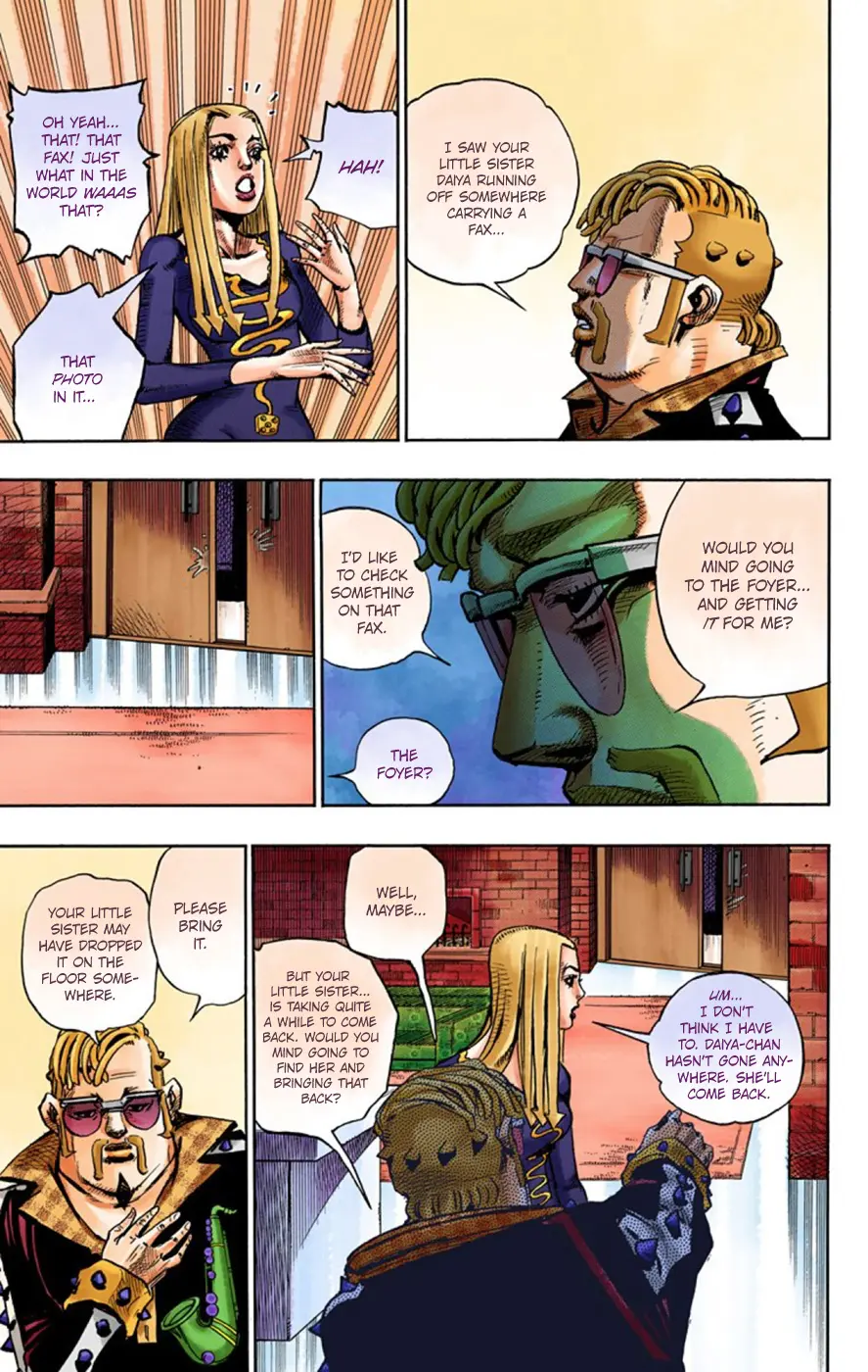 JoJo's Bizarre Adventure, Part 8: JoJolion Colored Manga — Chapter 49 — Page 8