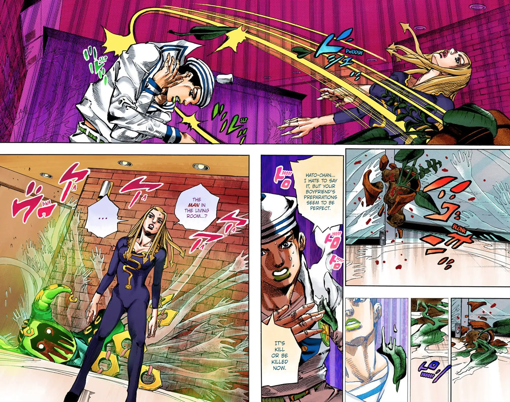 JoJo's Bizarre Adventure, Part 8: JoJolion Colored Manga — Chapter 49 — Page 42