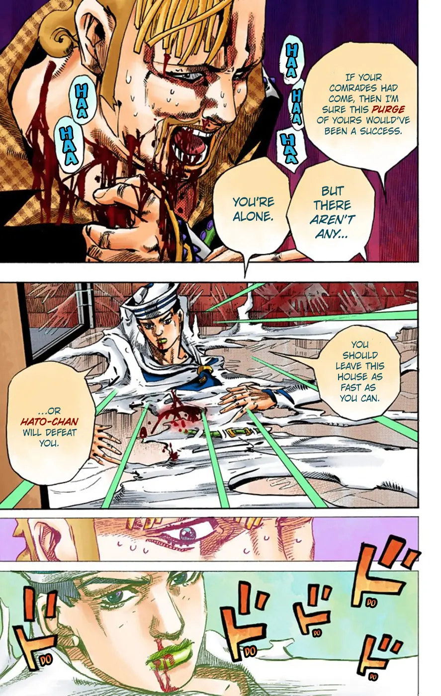 JoJo's Bizarre Adventure, Part 8: JoJolion Colored Manga — Chapter 55 — Page 9