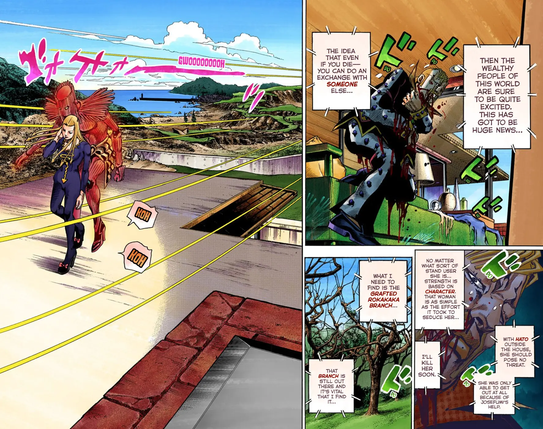 JoJo's Bizarre Adventure, Part 8: JoJolion Colored Manga — Chapter 55 — Page 11