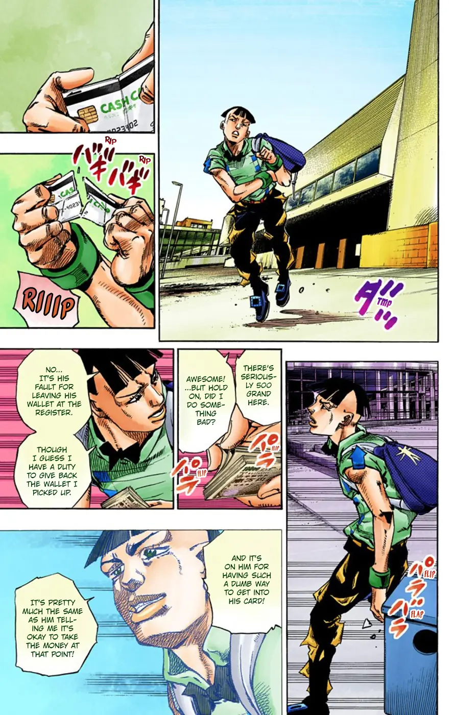 JoJo's Bizarre Adventure, Part 8: JoJolion Colored Manga — Chapter 56 — Page 15