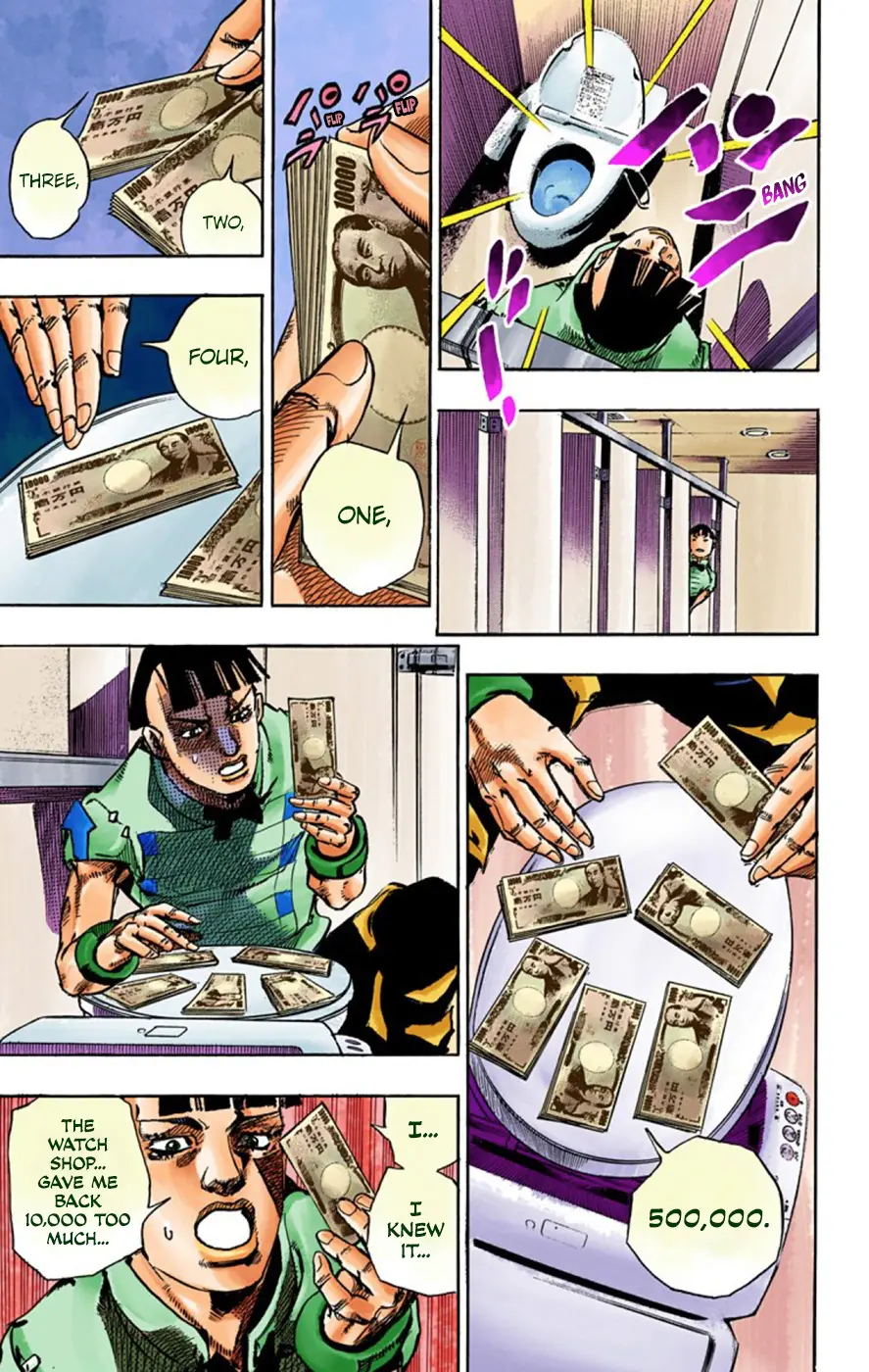 JoJo's Bizarre Adventure, Part 8: JoJolion Colored Manga — Chapter 56 — Page 19