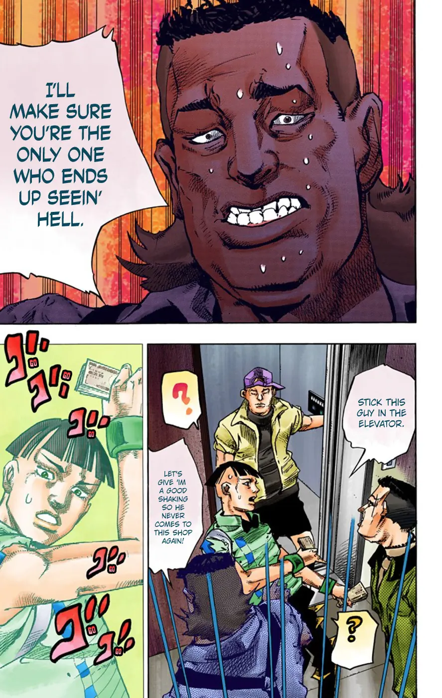 JoJo's Bizarre Adventure, Part 8: JoJolion Colored Manga — Chapter 56 — Page 33