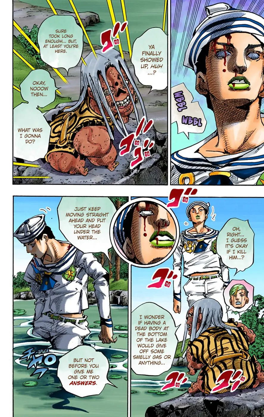 JoJo's Bizarre Adventure, Part 8: JoJolion Colored Manga — Chapter 63 — Page 33