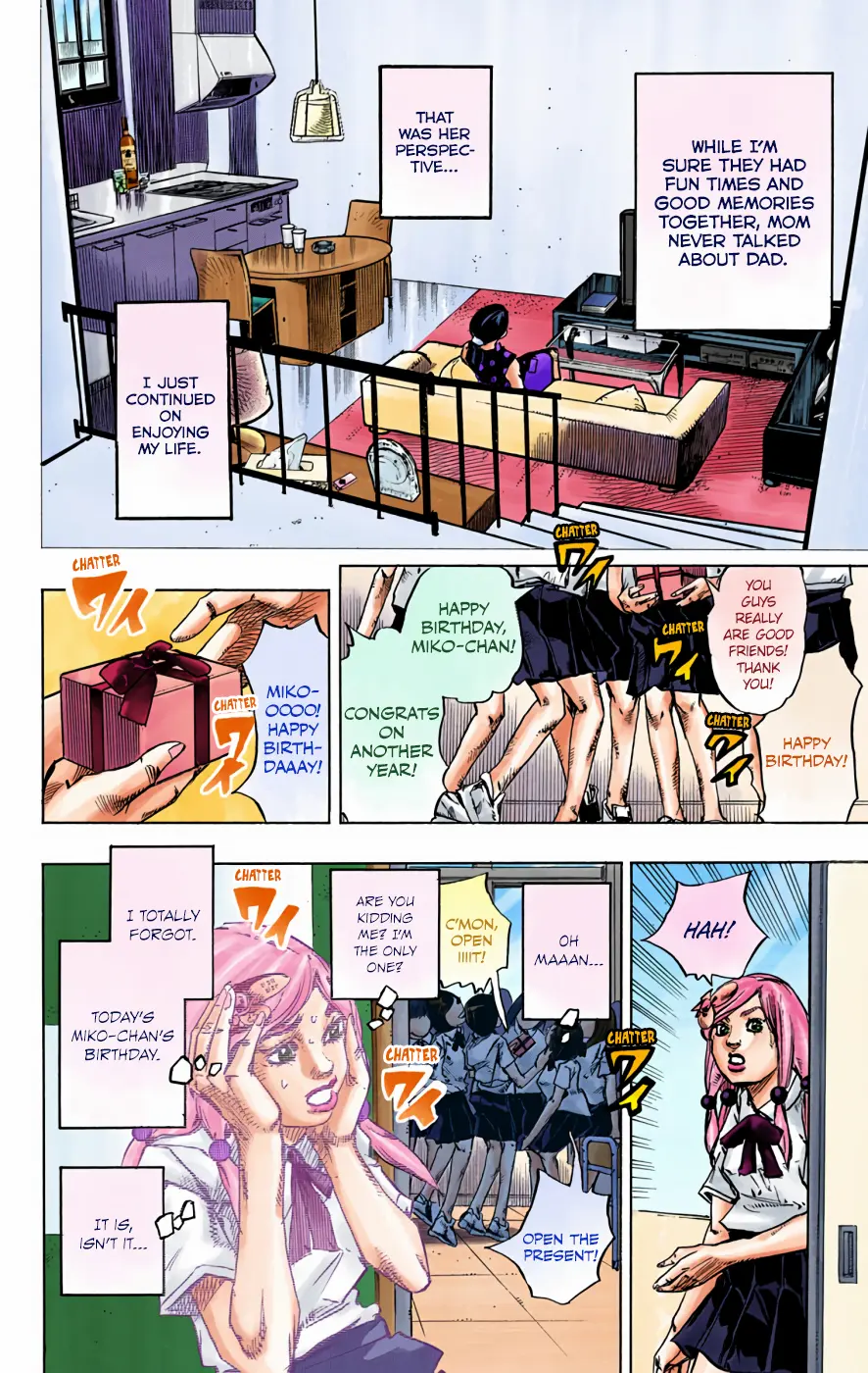 JoJo's Bizarre Adventure, Part 8: JoJolion Colored Manga — Chapter 71 — Page 14