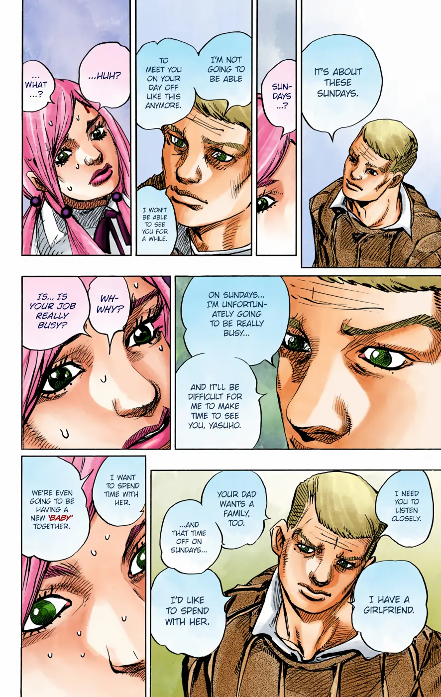 JoJo's Bizarre Adventure, Part 8: JoJolion Colored Manga — Chapter 71 — Page 34