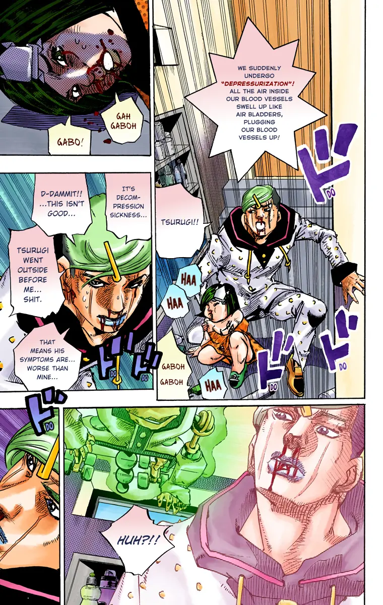 JoJo's Bizarre Adventure, Part 8: JoJolion Colored Manga — Chapter 73 — Page 16