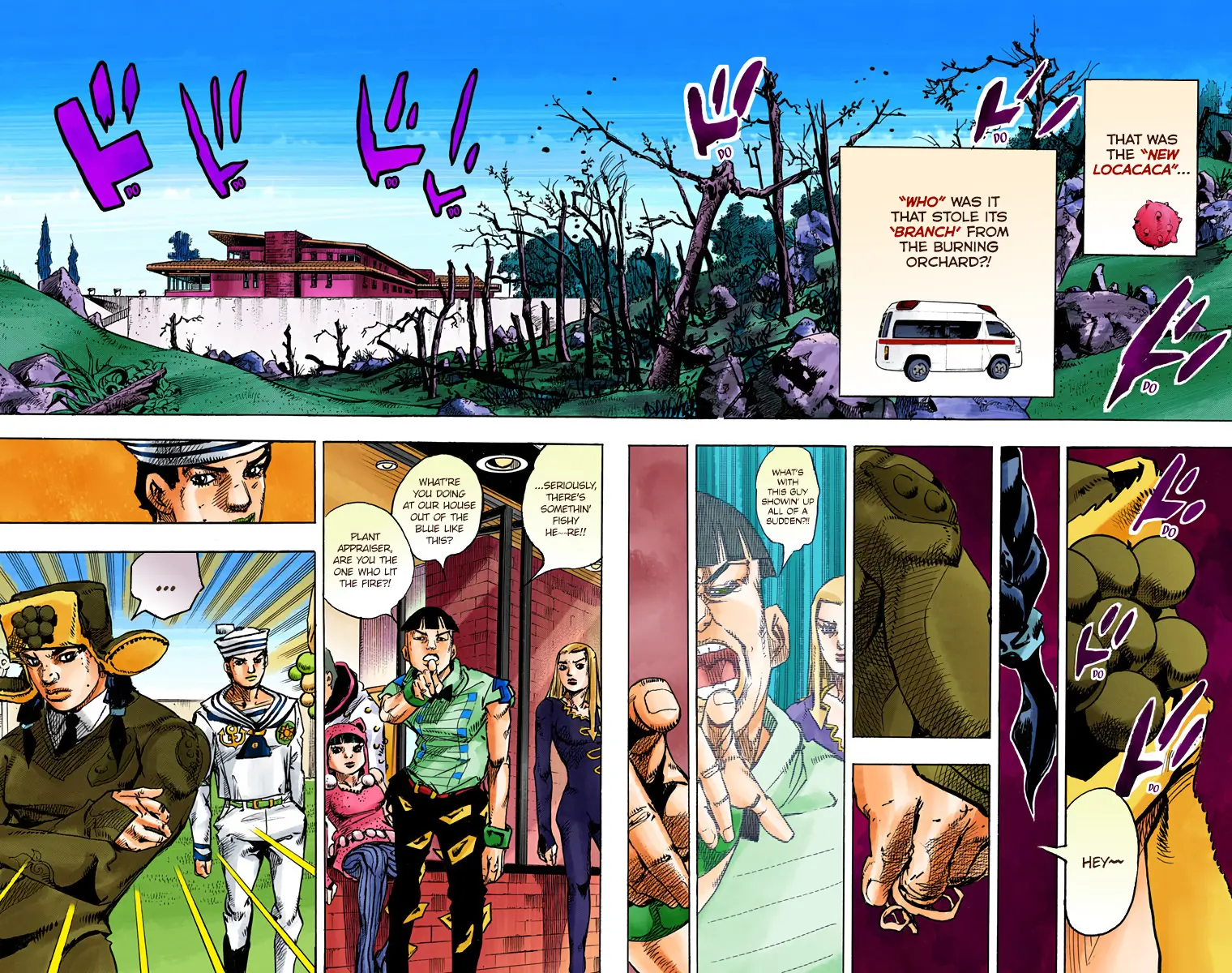 JoJo's Bizarre Adventure, Part 8: JoJolion Colored Manga — Chapter 77 — Page 4