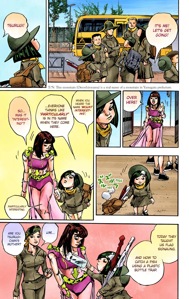 JoJo's Bizarre Adventure, Part 8: JoJolion Colored Manga — Chapter 83 — Page 34