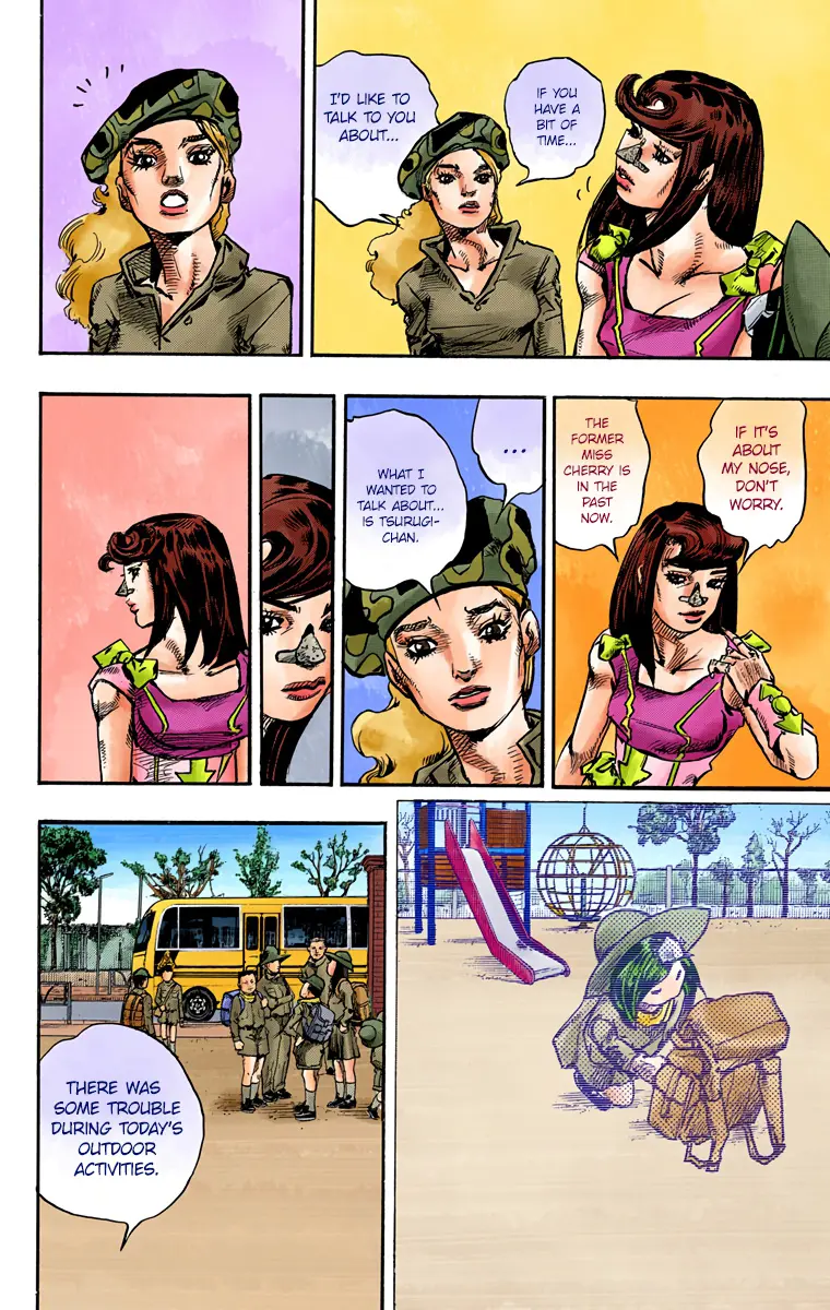 JoJo's Bizarre Adventure, Part 8: JoJolion Colored Manga — Chapter 83 — Page 35