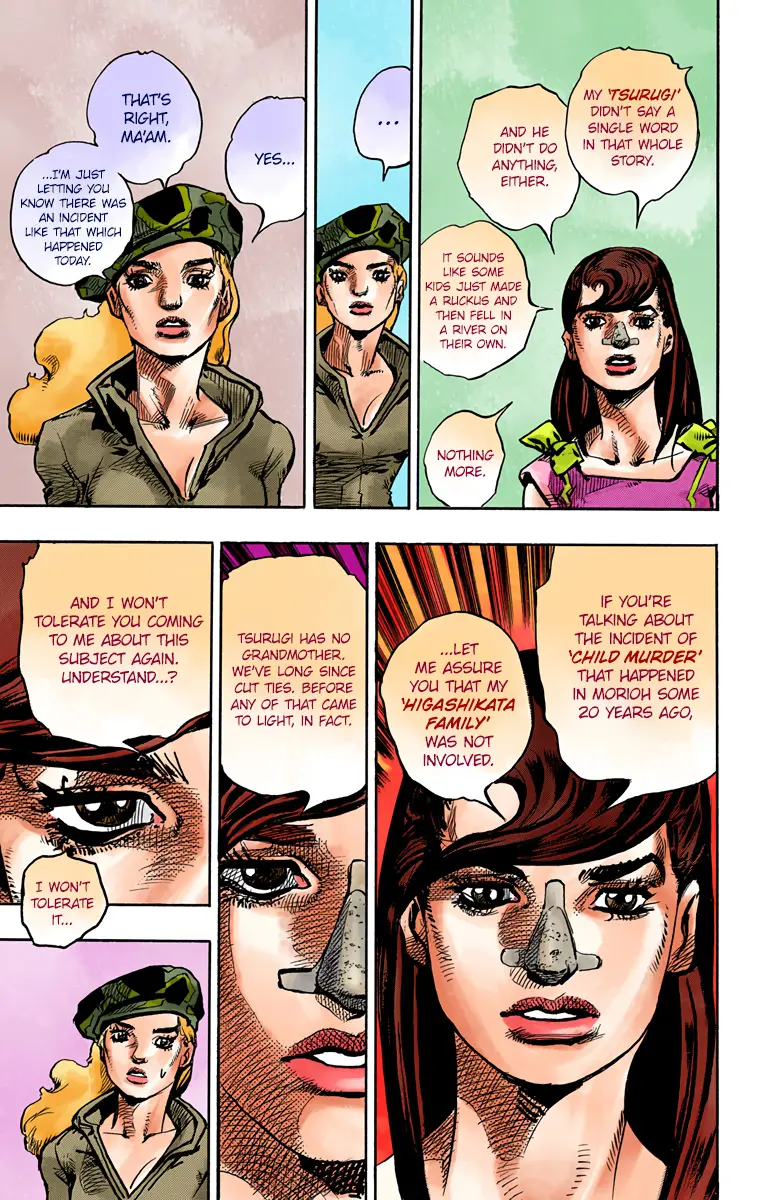 JoJo's Bizarre Adventure, Part 8: JoJolion Colored Manga — Chapter 83 — Page 40