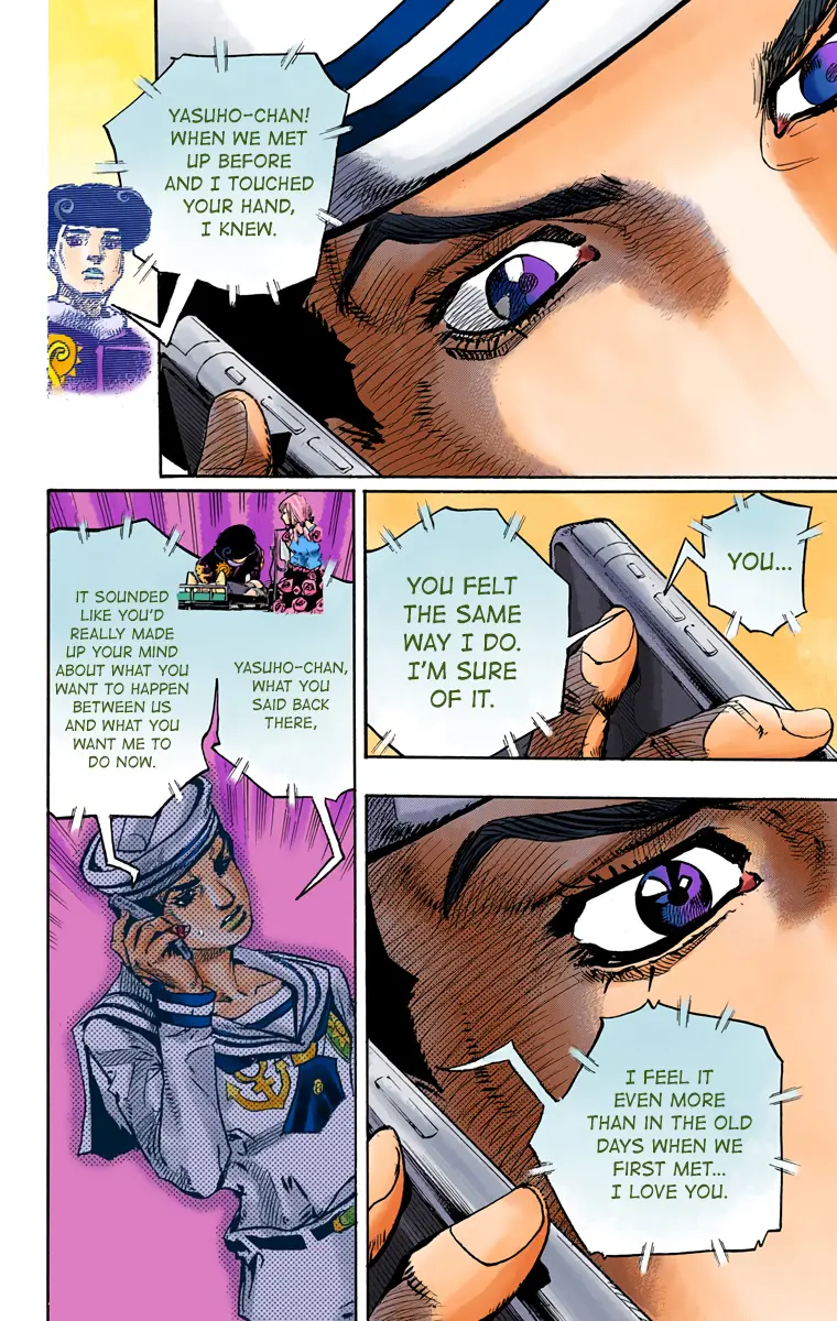 JoJo's Bizarre Adventure, Part 8: JoJolion Colored Manga — Chapter 85 — Page 34