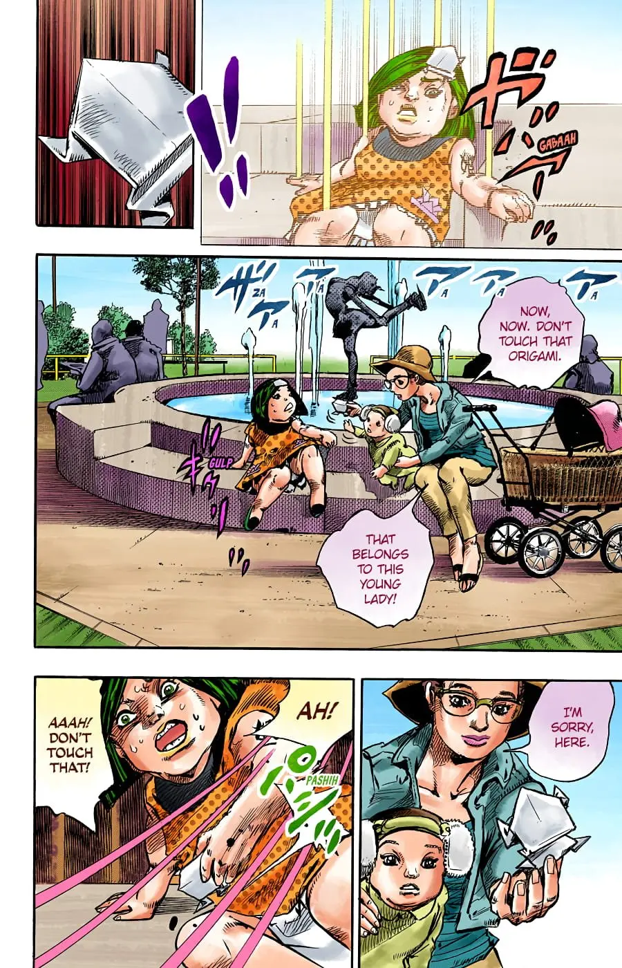 JoJo's Bizarre Adventure, Part 8: JoJolion Colored Manga — Chapter 87 — Page 12