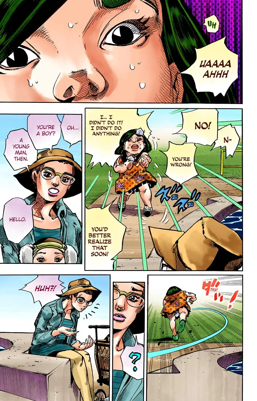 JoJo's Bizarre Adventure, Part 8: JoJolion Colored Manga — Chapter 87 — Page 13