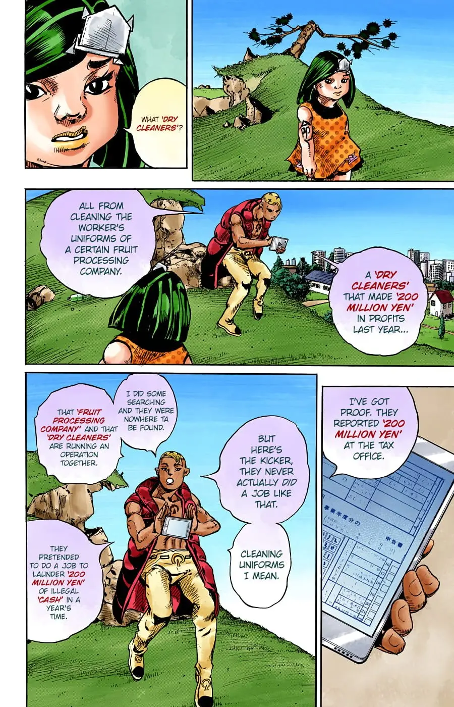 JoJo's Bizarre Adventure, Part 8: JoJolion Colored Manga — Chapter 87 — Page 20