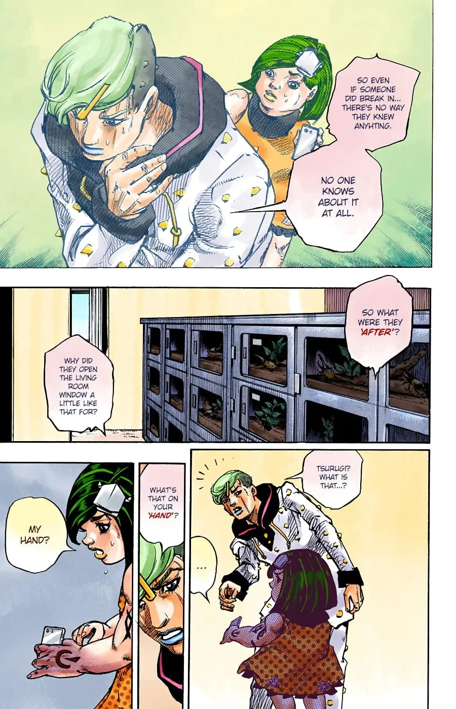 JoJo's Bizarre Adventure, Part 8: JoJolion Colored Manga — Chapter 87 — Page 36