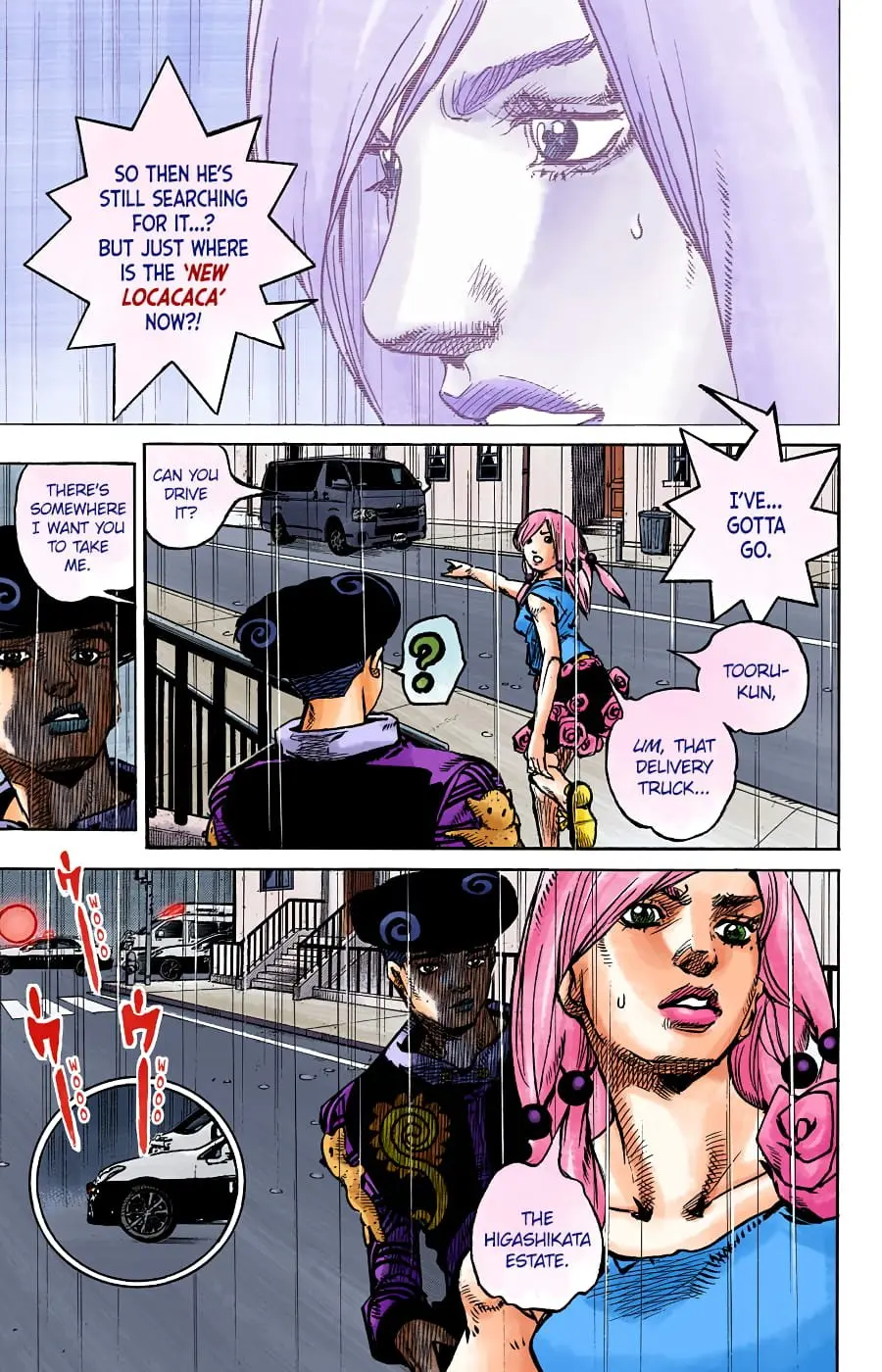 JoJo's Bizarre Adventure, Part 8: JoJolion Colored Manga — Chapter 91 — Page 12