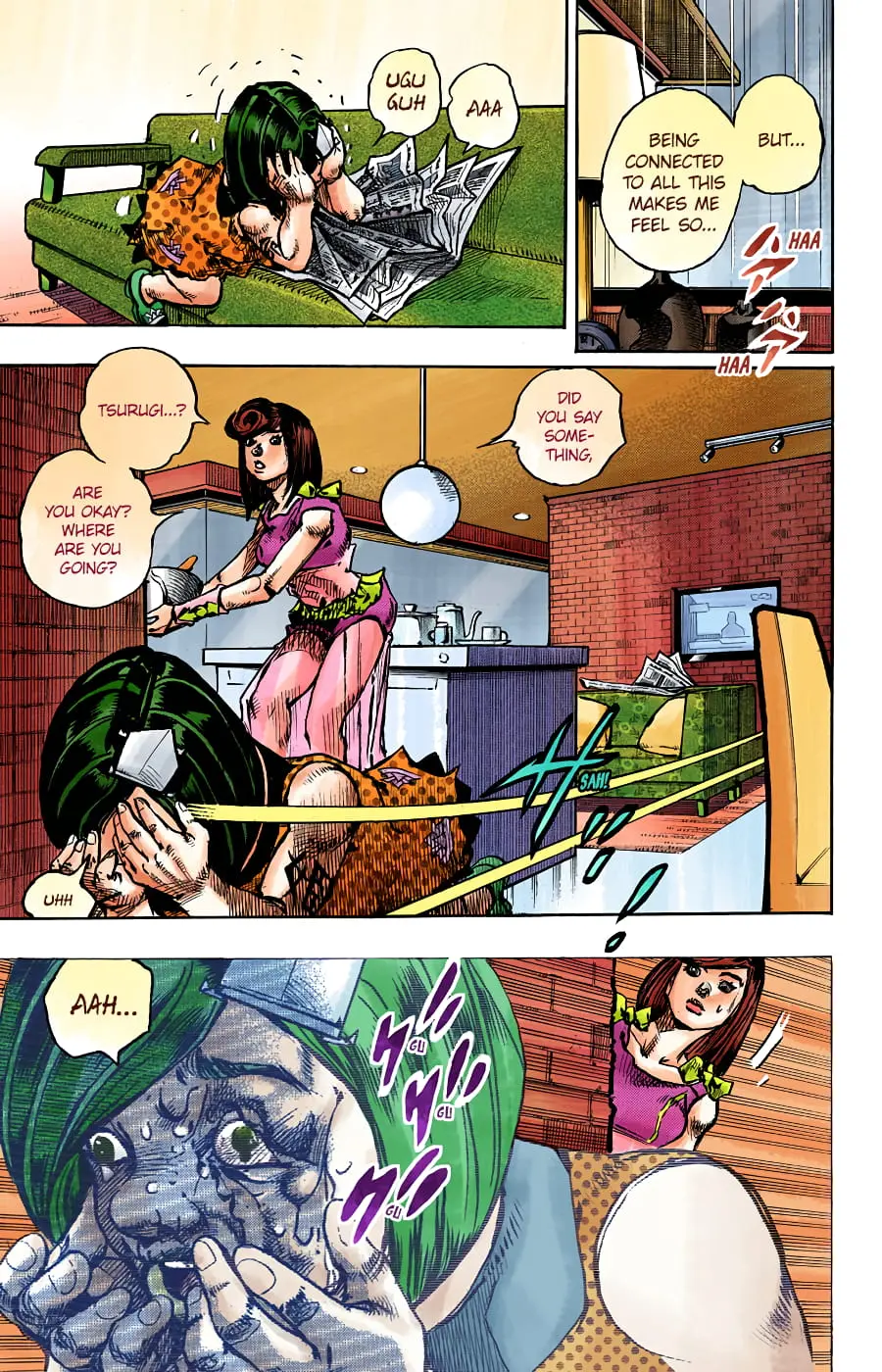 JoJo's Bizarre Adventure, Part 8: JoJolion Colored Manga — Chapter 91 — Page 14