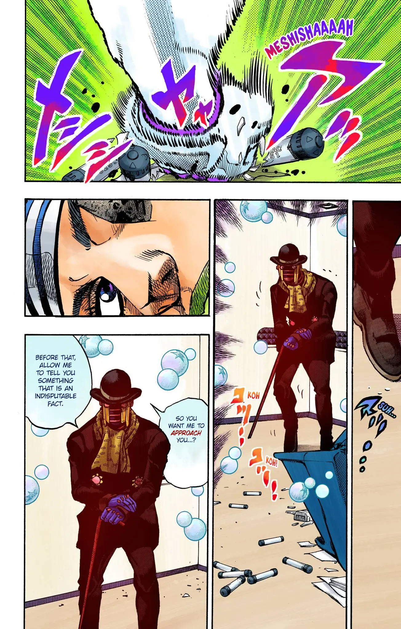 JoJo's Bizarre Adventure, Part 8: JoJolion Colored Manga — Chapter 103 — Page 23