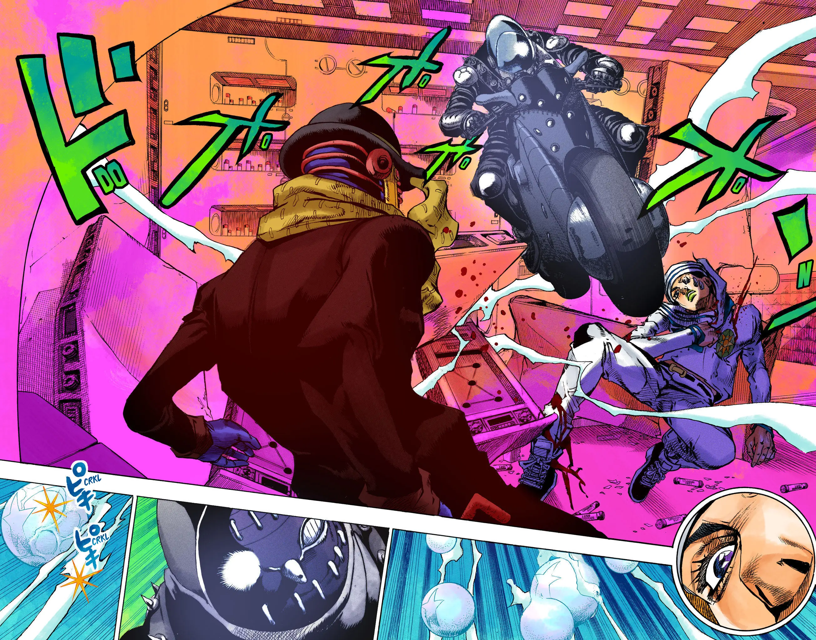 JoJo's Bizarre Adventure, Part 8: JoJolion Colored Manga — Chapter 103 — Page 35