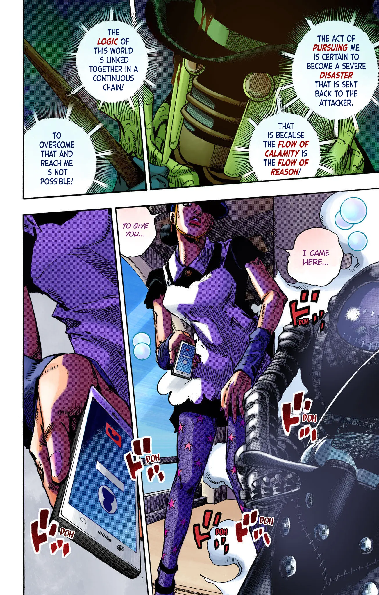 JoJo's Bizarre Adventure, Part 8: JoJolion Colored Manga — Chapter 104 — Page 7