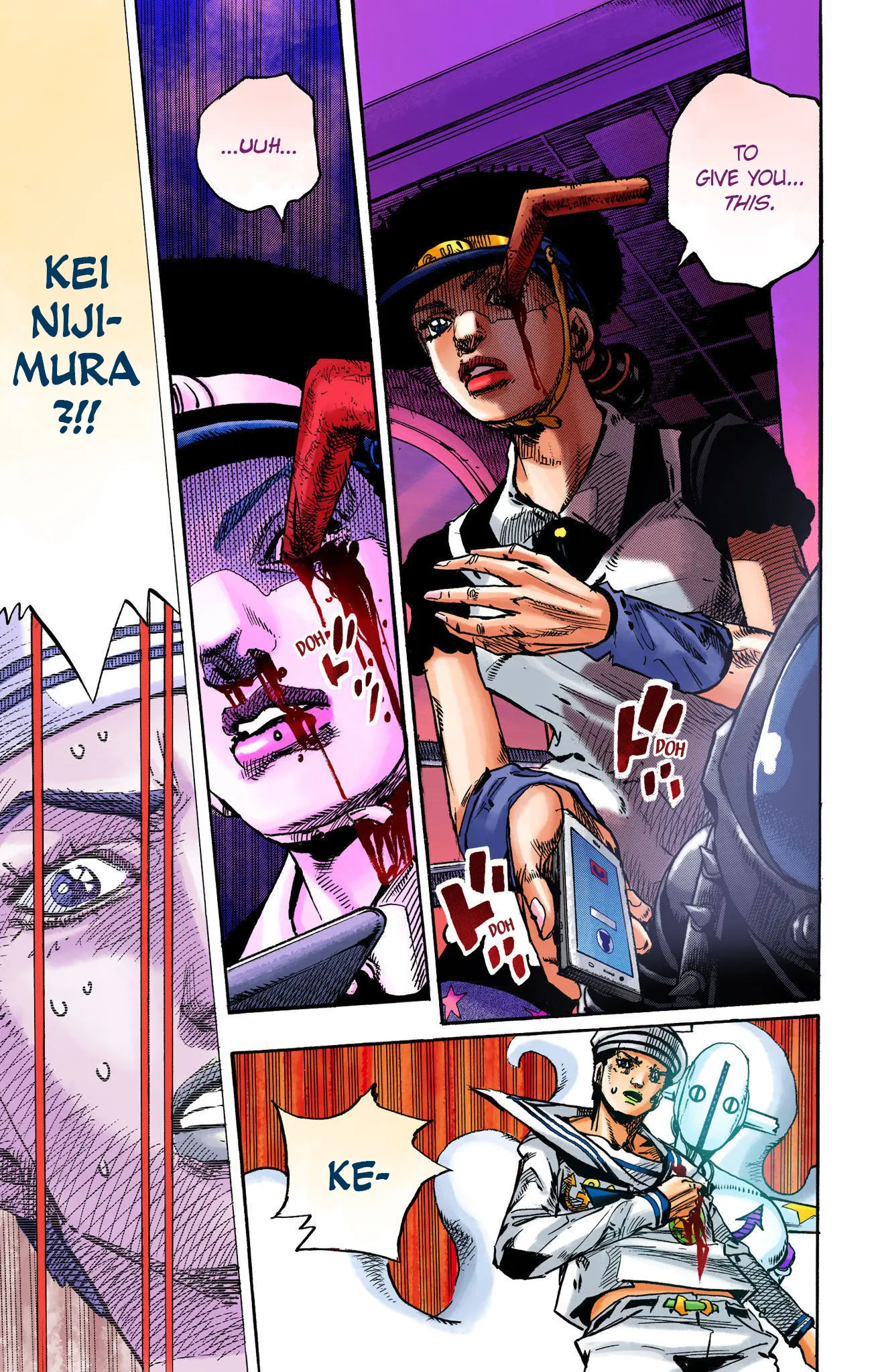 JoJo's Bizarre Adventure, Part 8: JoJolion Colored Manga — Chapter 104 — Page 8