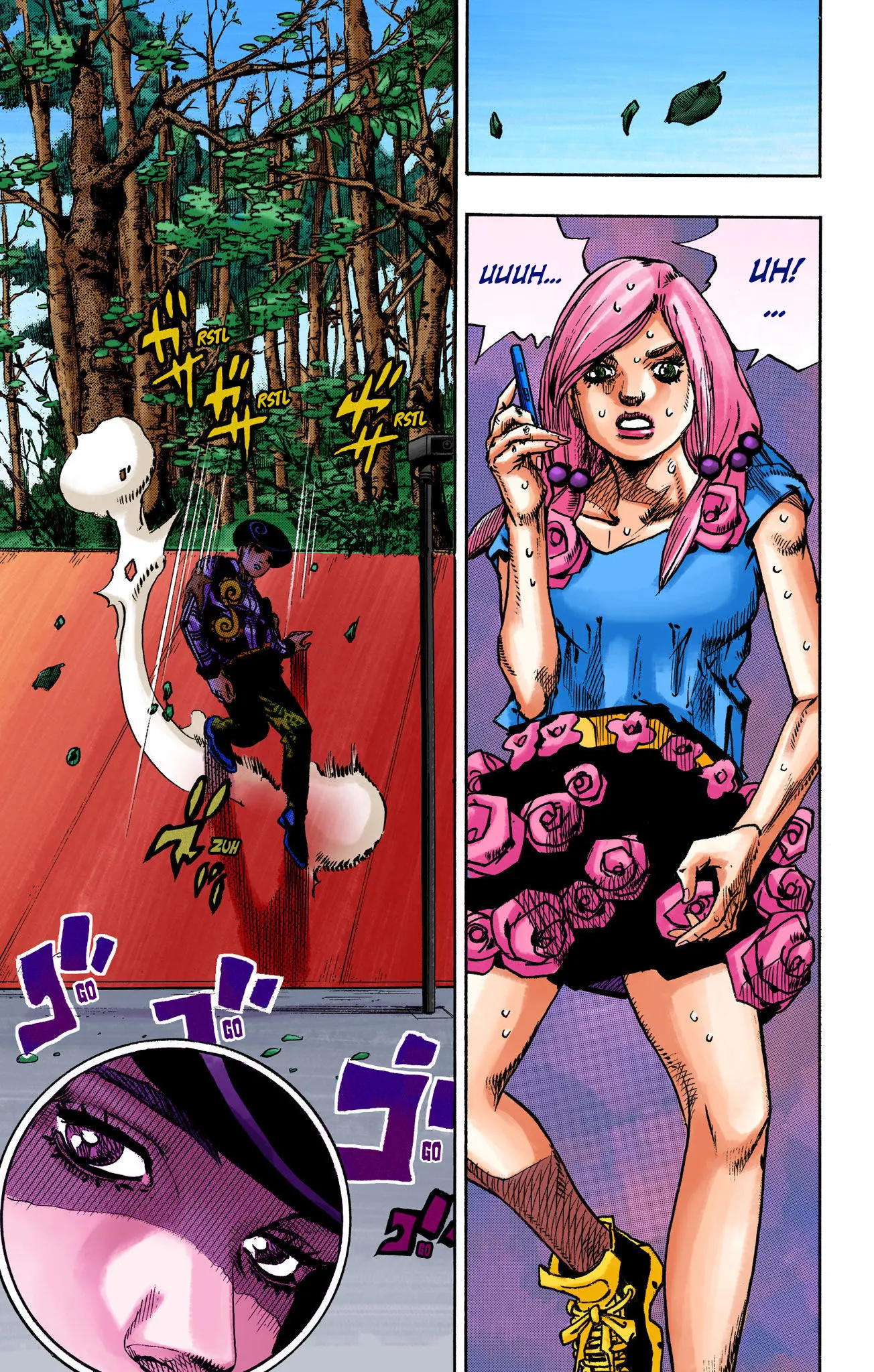 JoJo's Bizarre Adventure, Part 8: JoJolion Colored Manga — Chapter 104 — Page 12