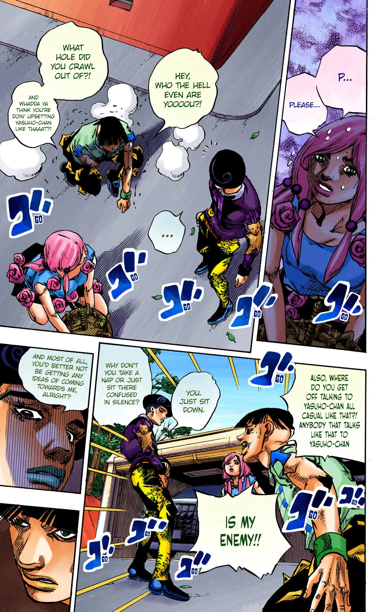 JoJo's Bizarre Adventure, Part 8: JoJolion Colored Manga — Chapter 104 — Page 24
