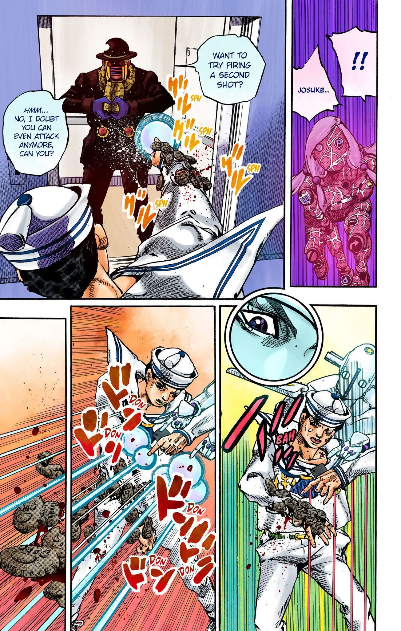 JoJo's Bizarre Adventure, Part 8: JoJolion Colored Manga — Chapter 105 — Page 15