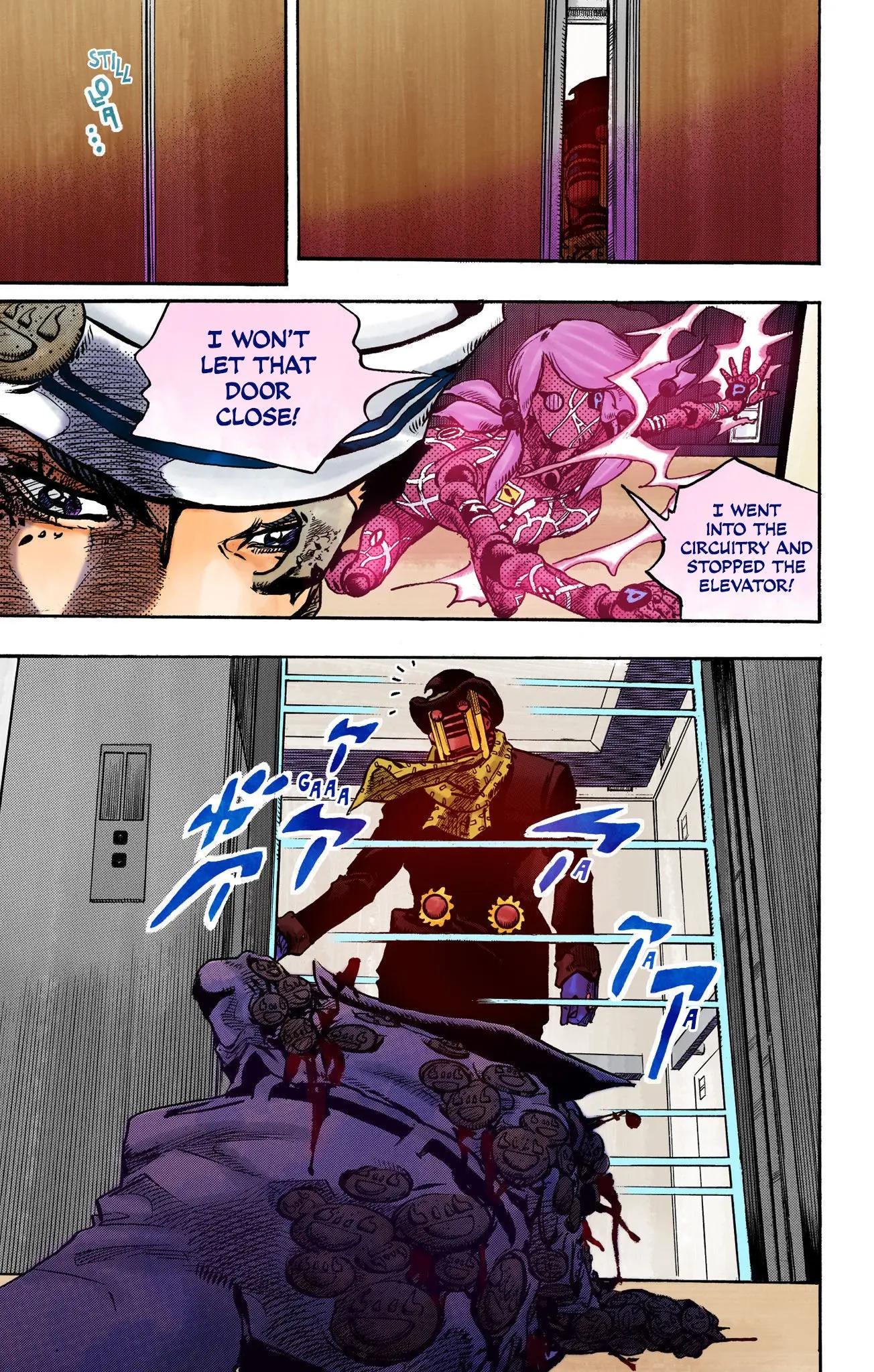 JoJo's Bizarre Adventure, Part 8: JoJolion Colored Manga — Chapter 105 — Page 23