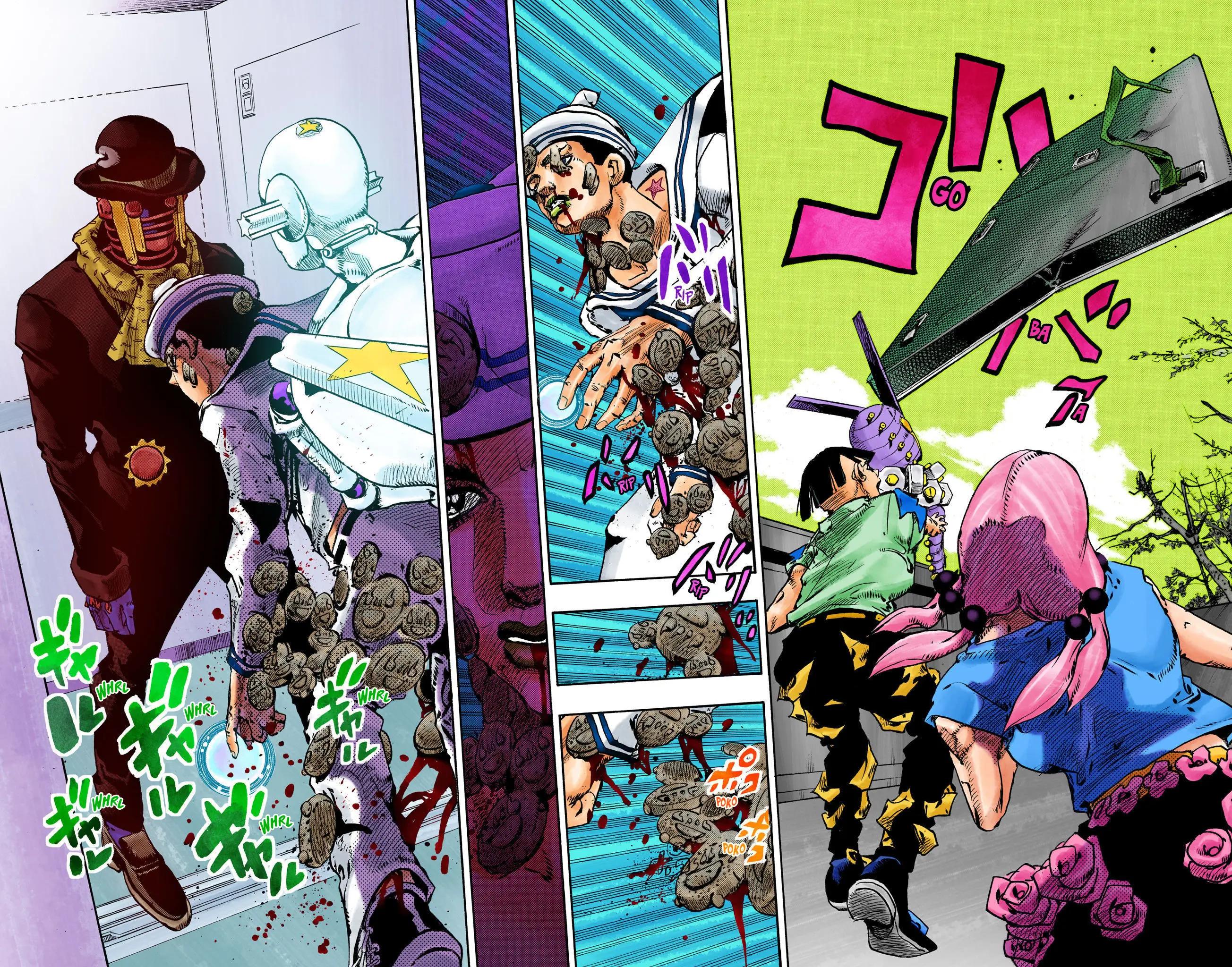 JoJo's Bizarre Adventure, Part 8: JoJolion Colored Manga — Chapter 105 — Page 25
