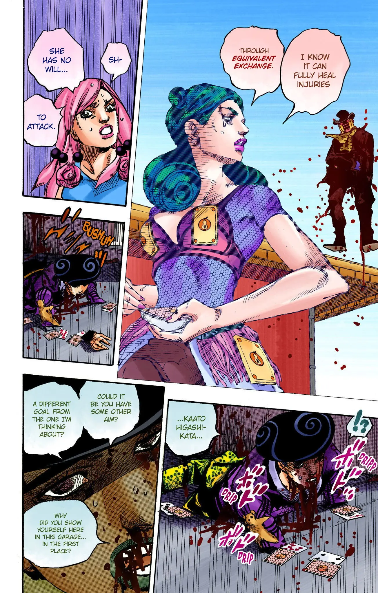 JoJo's Bizarre Adventure, Part 8: JoJolion Colored Manga — Chapter 107 — Page 30