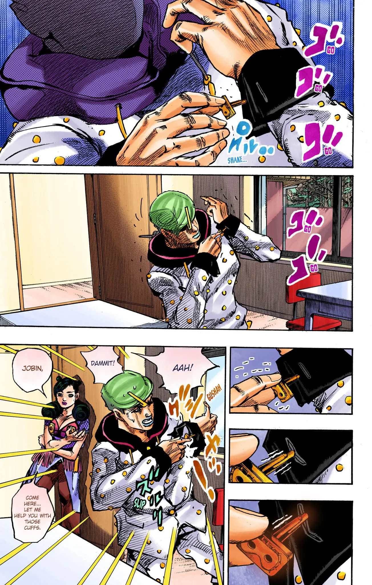 JoJo's Bizarre Adventure, Part 8: JoJolion Colored Manga — Chapter 107 — Page 33